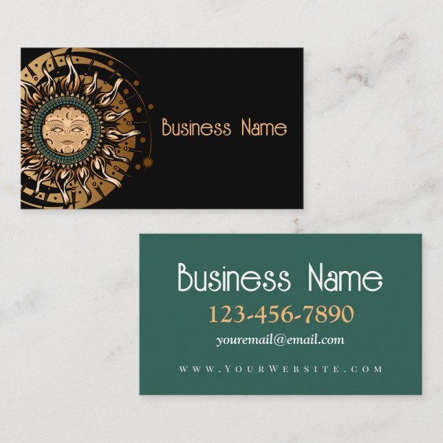 Sun Goddess Business Card (Front/Back)