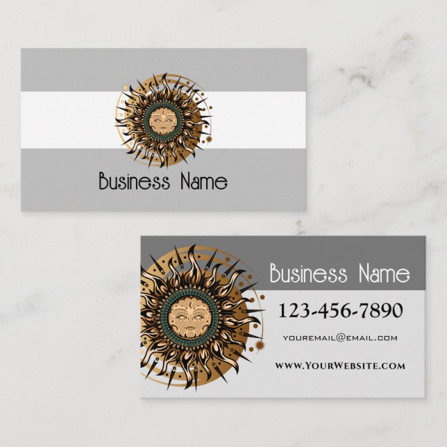 Sun Goddess Business Card (Front/Back)