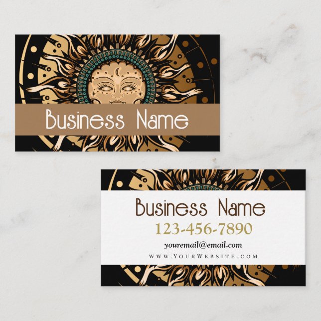 Sun Goddess Business Card (Front/Back)