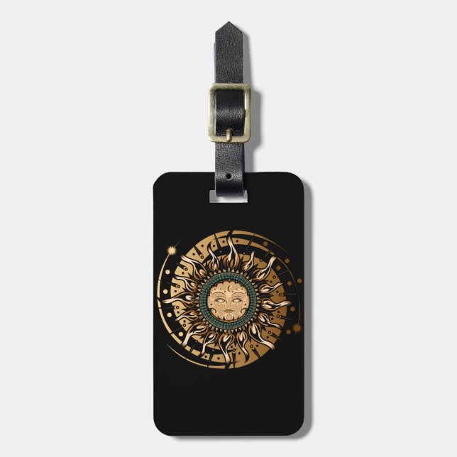 Sun Goddess Luggage Tag (Front Vertical)