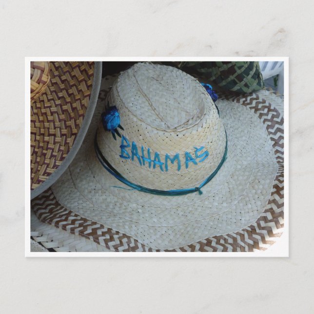 sun hat bahamas postcard (Front)