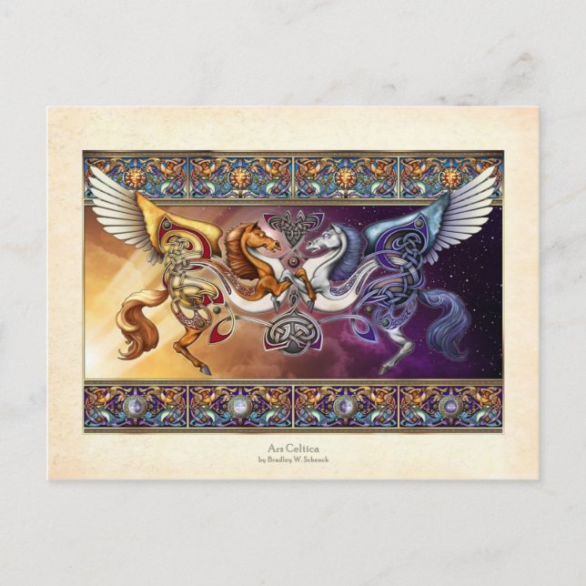 Sun Horse, Moon Horse Postcard (Front)