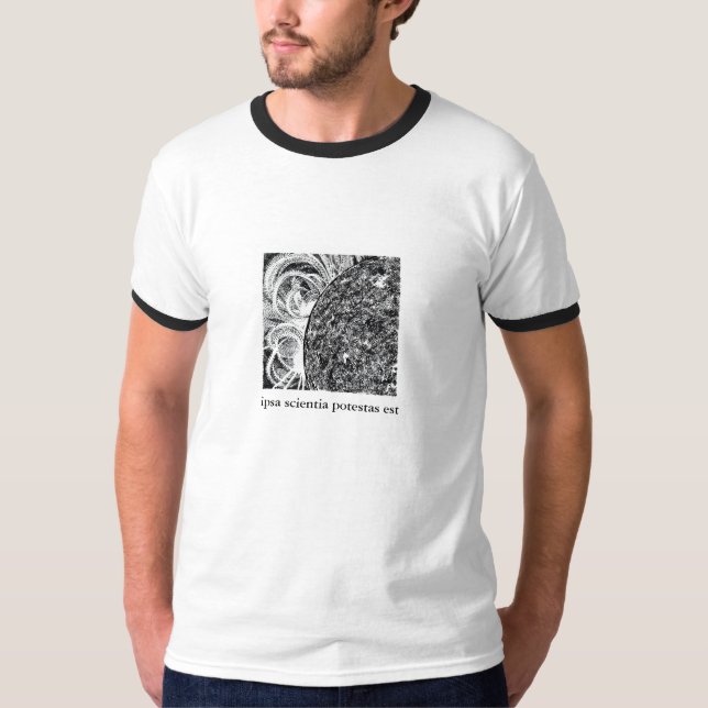 Sun Illustration with Quote Tee Shirt (Front)