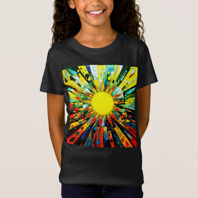 Sun In Abstract 910 T-Shirt (Front)