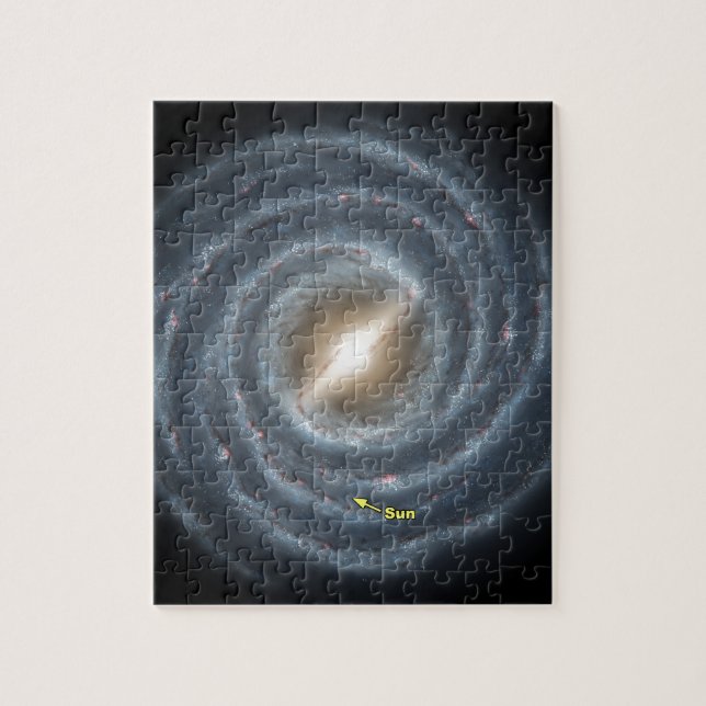 Sun in  the Milky Way NASA Jigsaw Puzzle (Vertical)
