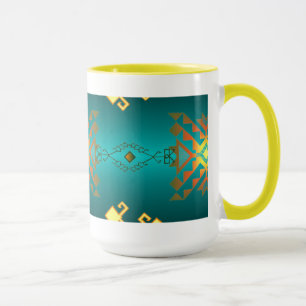 Sun In Winter Blanket Pattern Mug