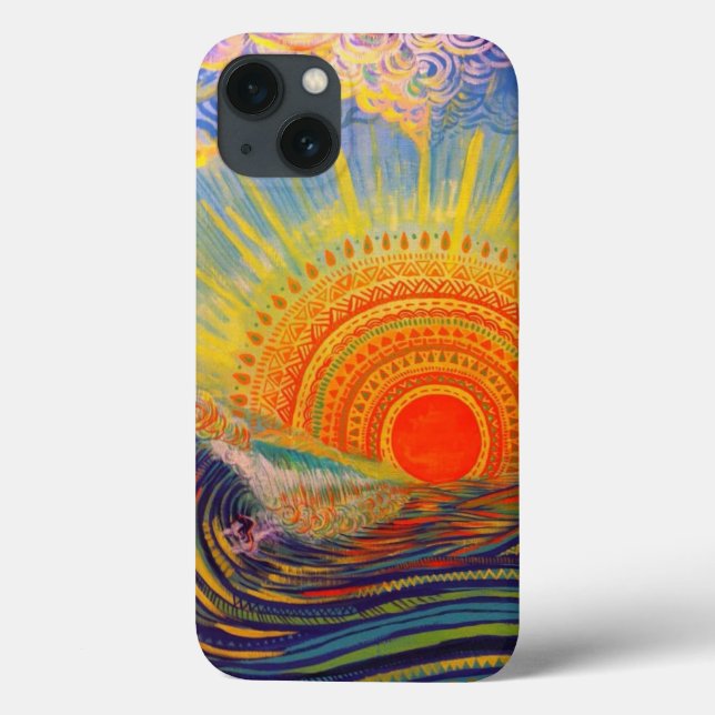 "Sun-Inspired Customisable Phone Case - Vibrant Co (Back)
