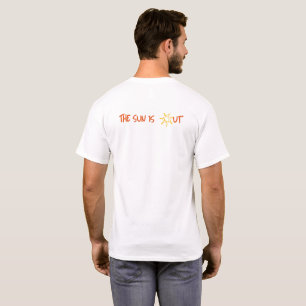 Sun Is Out Minimal Sunshine Typography T-Shirt