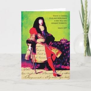 Sun King Louis XIV Quote Card