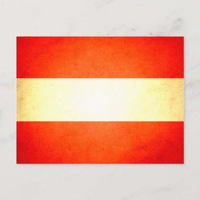 Sun kissed Austria Flag Postcard (Front)