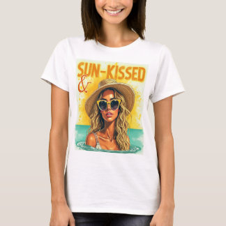 Sun Kissed Bliss | Radiant & Customisable Summer  T-Shirt
