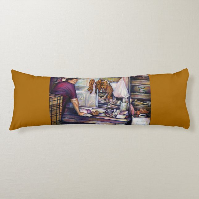 Sun-Kissed Chicken, Singapore Body Cushion (Front)