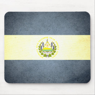 Sun kissed El Salvador Flag Mouse Mat