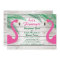 Sun Kissed Flamingo Engagement Party Invitation
