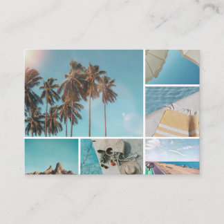 "Sun-Kissed Memories: A Summer Photo Collage" Enclosure Card