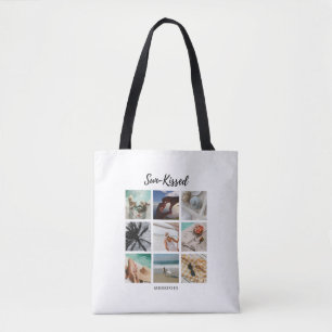 Sun-Kissed Memories Photo Collage Tote Bag