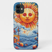 Sun-Kissed Ocean Jam: Vibrant Music Festival Art