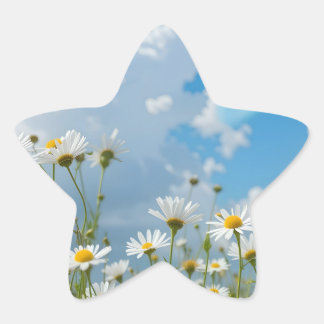 Sun-Kissed Petals Star Sticker
