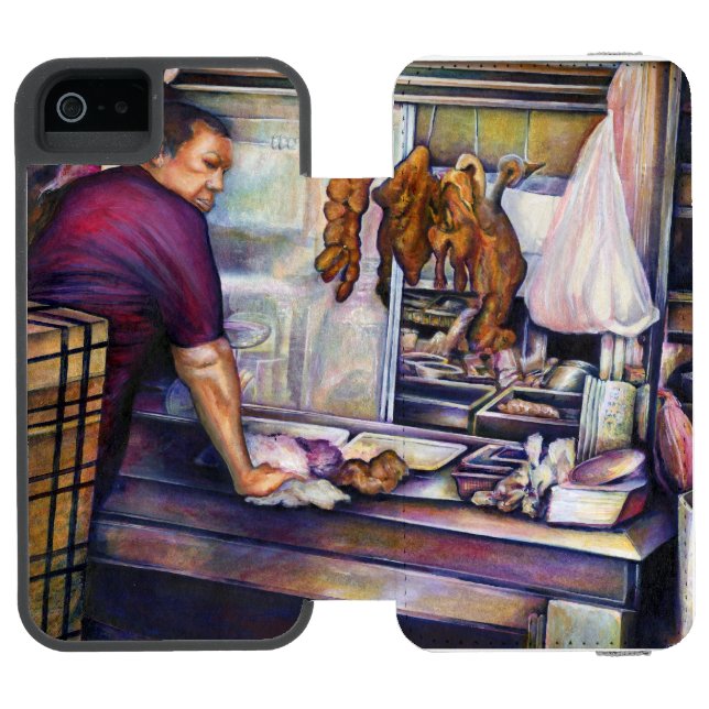 Sun-Kissed Singapore Incipio iPhone Wallet Case (Folio Open)