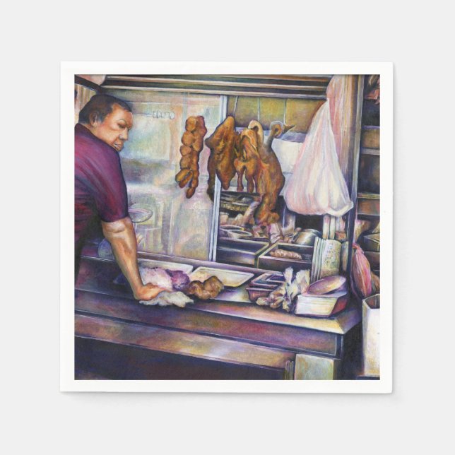 Sun-Kissed Singapore Napkin (Front)