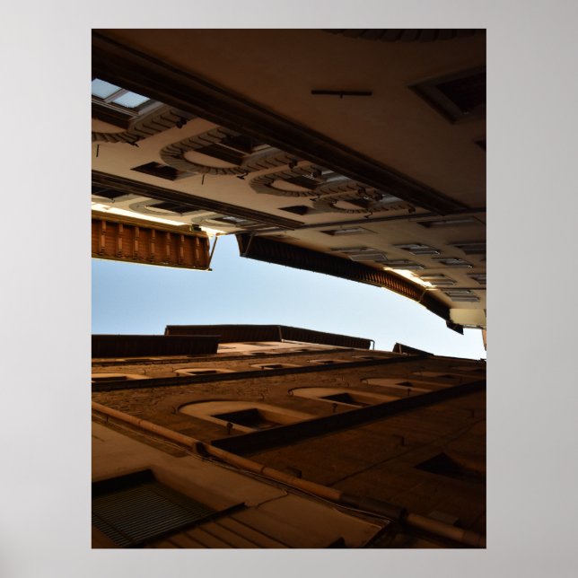 Sun-kissed Street Poster (Front)