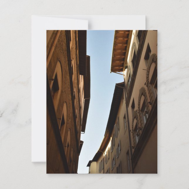 Sun-kissed Street RSVP Card (Front)