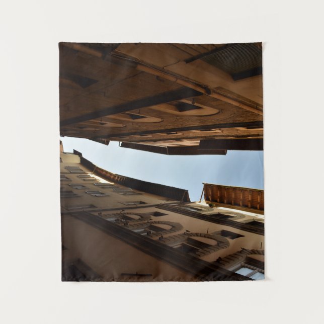 Sun-kissed Street Tapestry (Front)