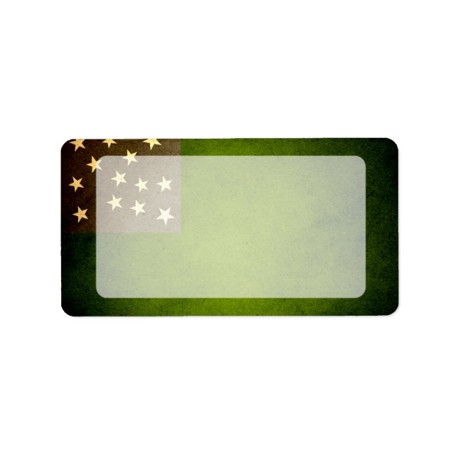 Sun kissed Vermont Republic Flag Label (Front)
