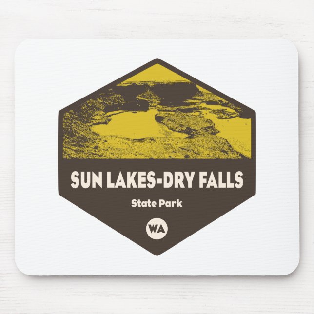 Sun Lakes-Dry Falls State Park Washington Mouse Mat (Front)
