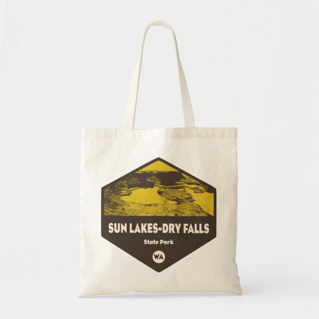 Sun Lakes-Dry Falls State Park Washington Tote Bag (Front)