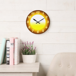 Sun Large Clock