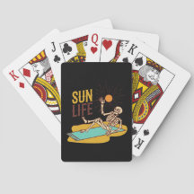 Sun Life Skeleton on a set of