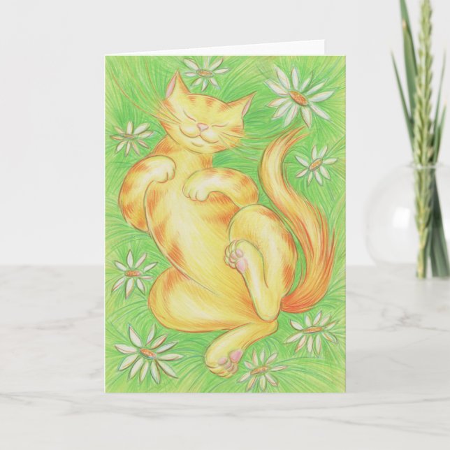Sun Lover greetings card (Front)