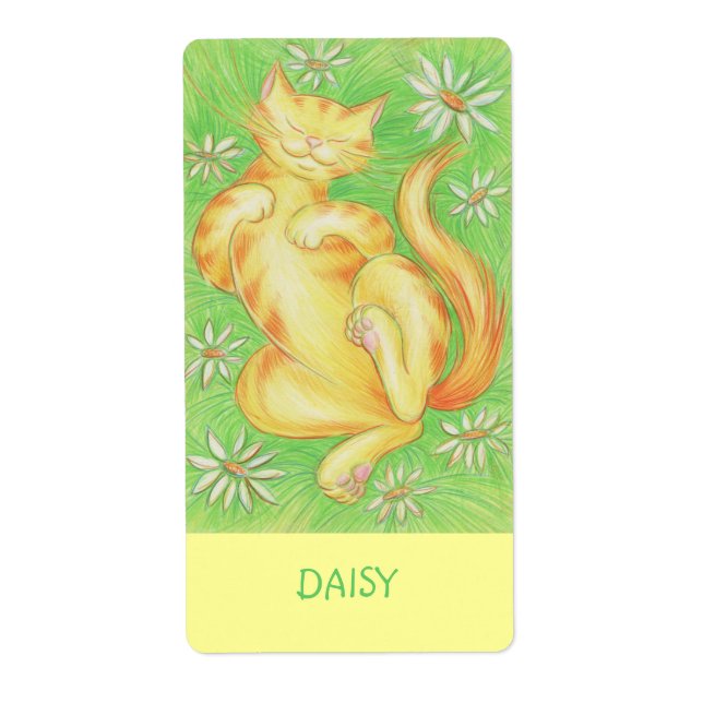 Sun Lover 'Name'  label (Front)