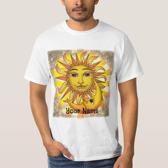 Sun Loves Moon t-shirt (Front)