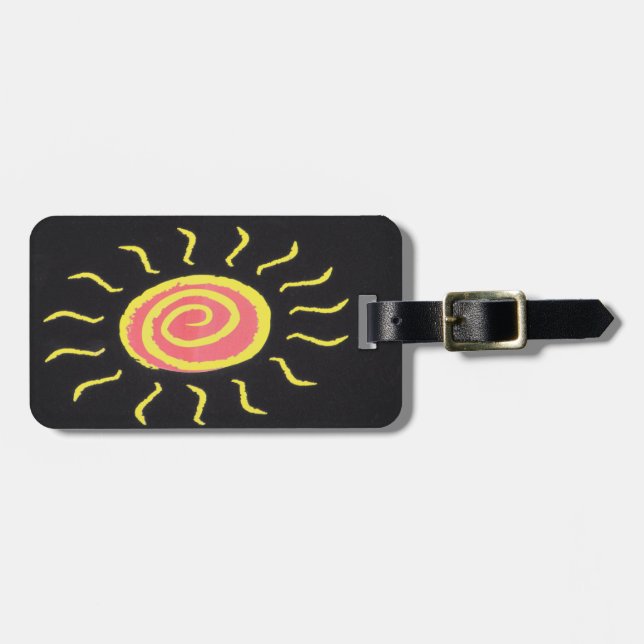 Sun Luggage Tag (Front Horizontal)