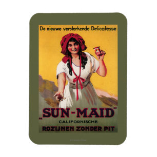 Sun-Maid California Raisin Poster Magnet