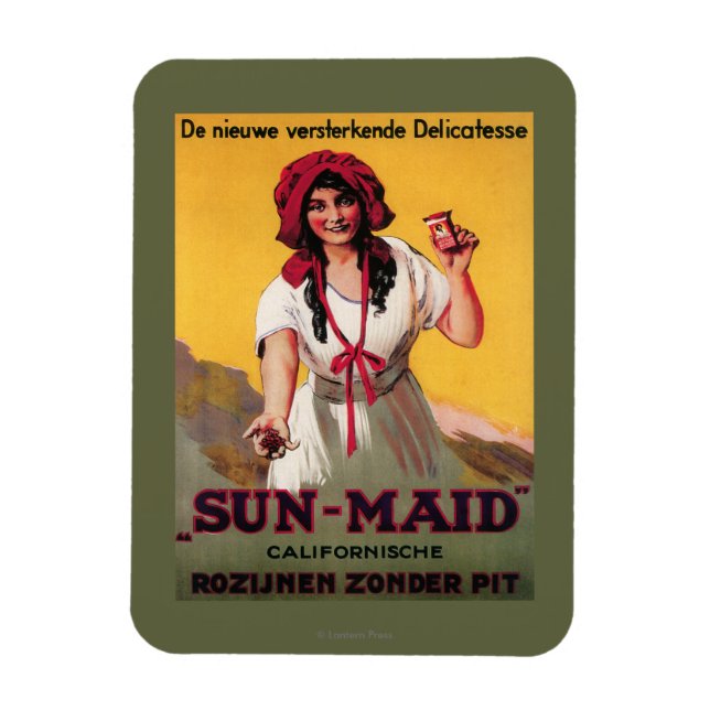 Sun-Maid California Raisin Poster Magnet (Vertical)