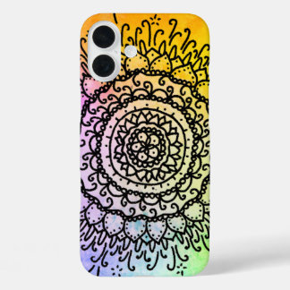 Sun Mandala iPhone 16 Plus Case