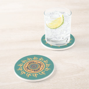 Sun Mandala Coaster