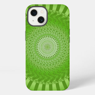 Sun Mandala green iPhone 13 Case