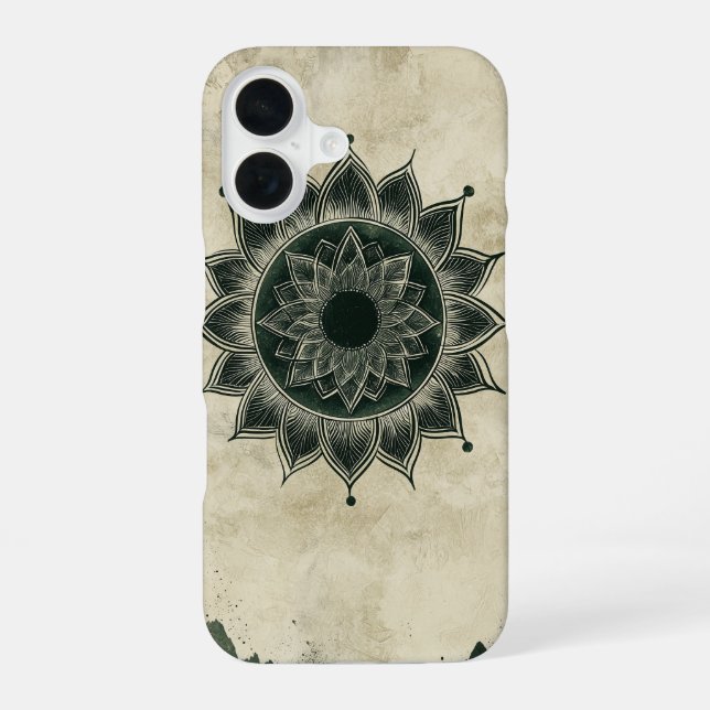 Sun Mandala Roots Phone Case (Back)