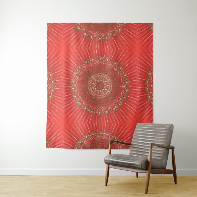 Sun Mandala - Taperstry Tapestry (In Situ)