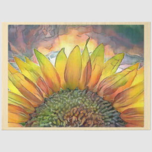Sun Modern Art Big Sunflower Collection Tissue Paper