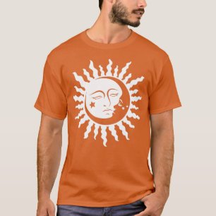 Sun Moon Alchemy Astrology Witchy Gothic Design 1 T-Shirt