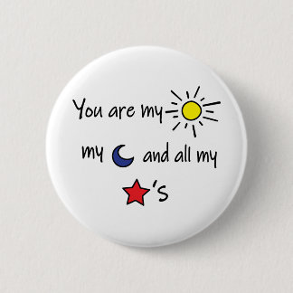 Sun-Moon-and-Stars 6 Cm Round Badge
