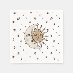 Sun, Moon and Stars Napkin