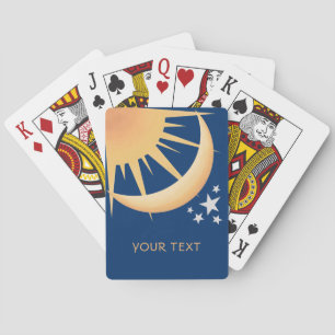 Sun, Moon and Stars Playing Cards