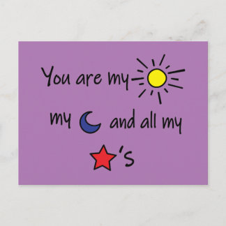 Sun-Moon-and-Stars- Postcard