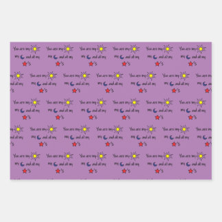 Sun-Moon-and-Stars- Wrapping Paper Sheet
